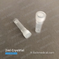 Cryotube en plastique 2 ml de tube de taille